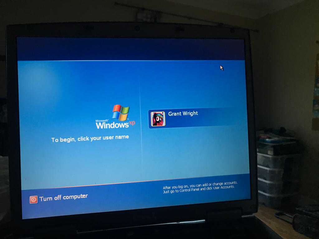 My Windows XP Login Screen by Grantrules on DeviantArt