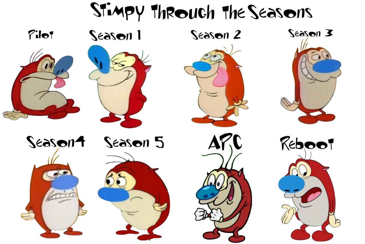 Stimpy through the seasons