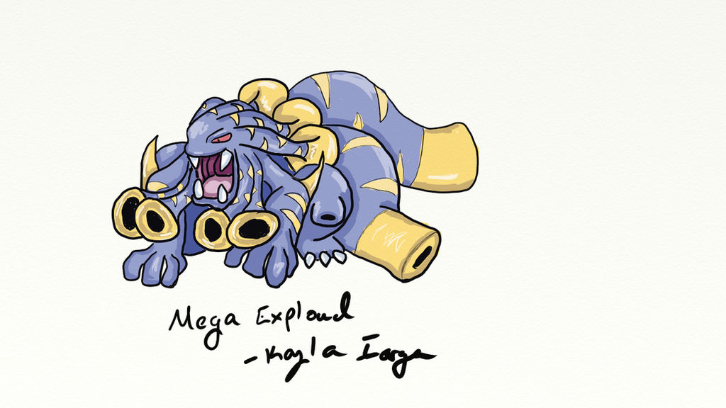 Mega Explode Mega Exploud by TheEvilestTeddy on DeviantArt