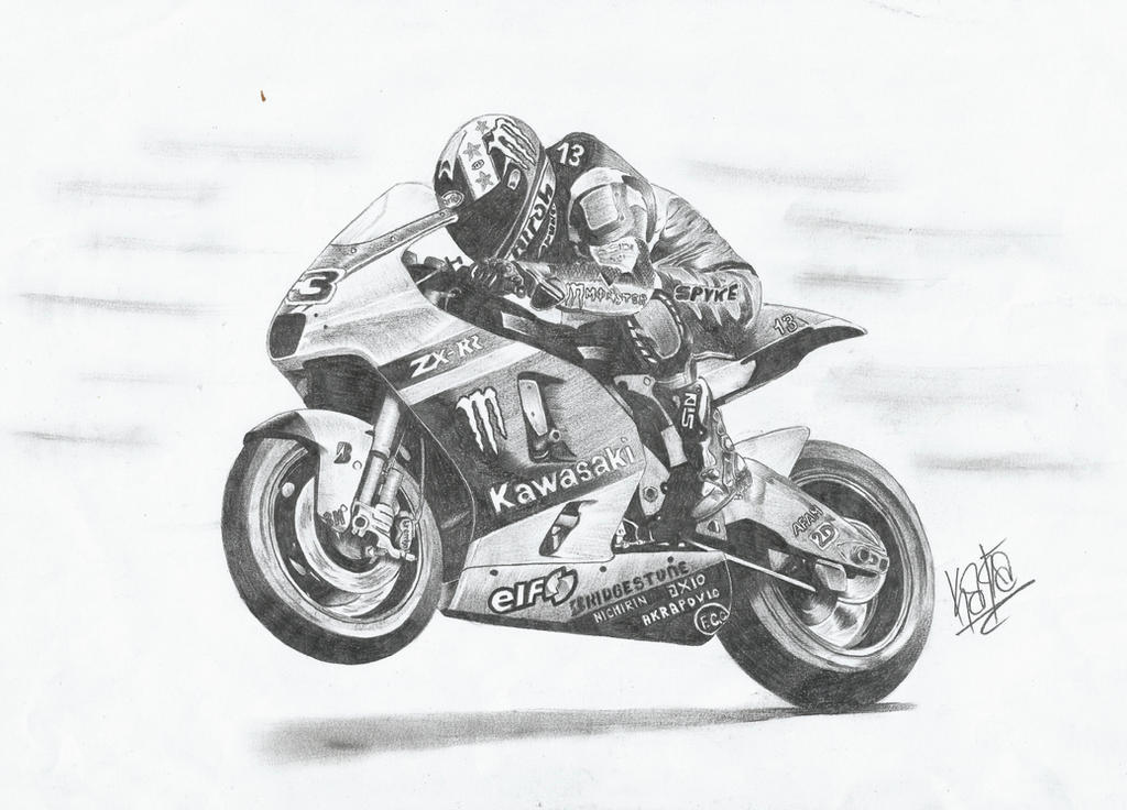 Kawasaki Ninja Zx Rr Motogp By Kata13jkr On Deviantart