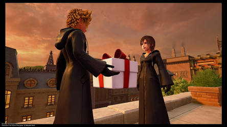 Roxas and Xion's Date, Part 5/9 (Data Greeting)