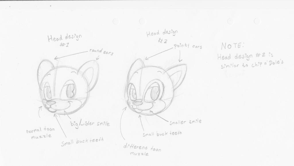 Concept Art - Chipmunk Head Design by HTFNeoHeidi