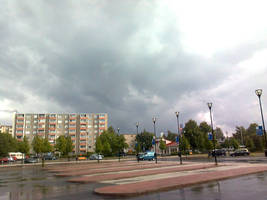 Rauma Matkahuolto, after rain