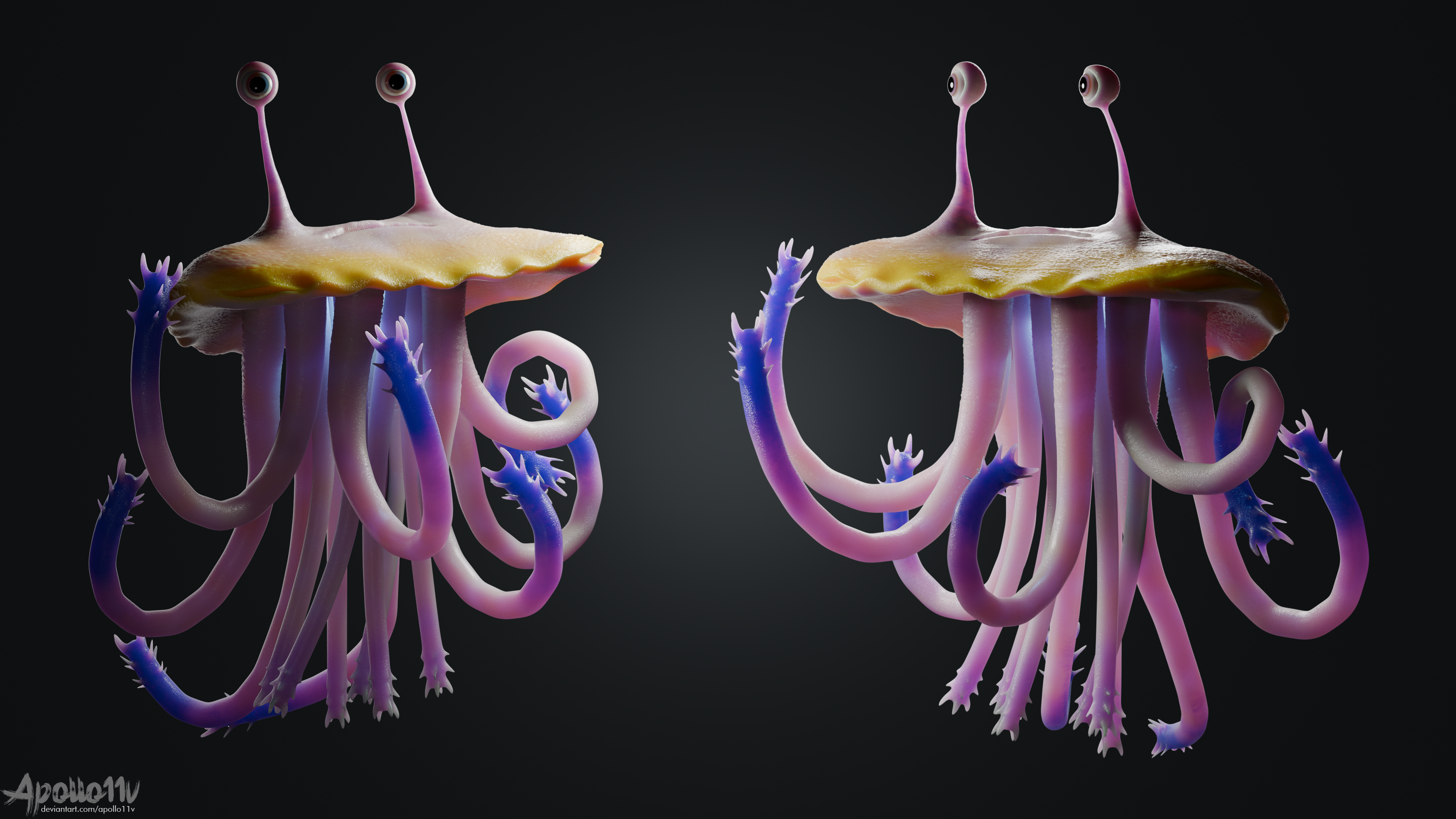 Flumph ( Forgotten realms, DnD ) by Apollo11v on DeviantArt