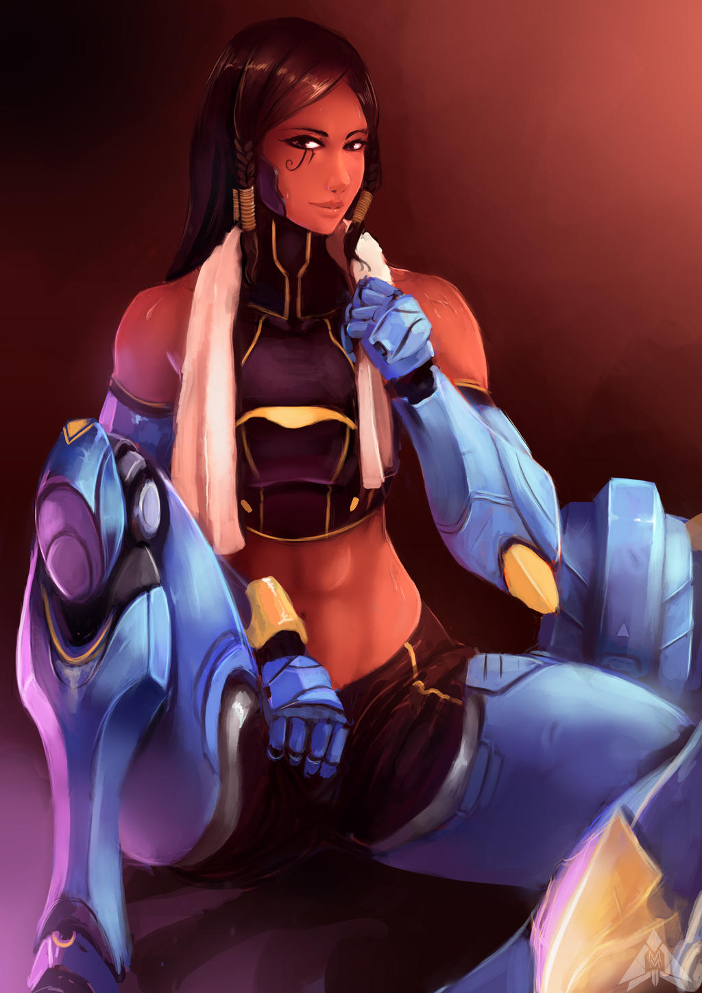 Pharah taking a breather
