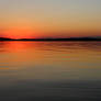 Sunset on Calm Lake