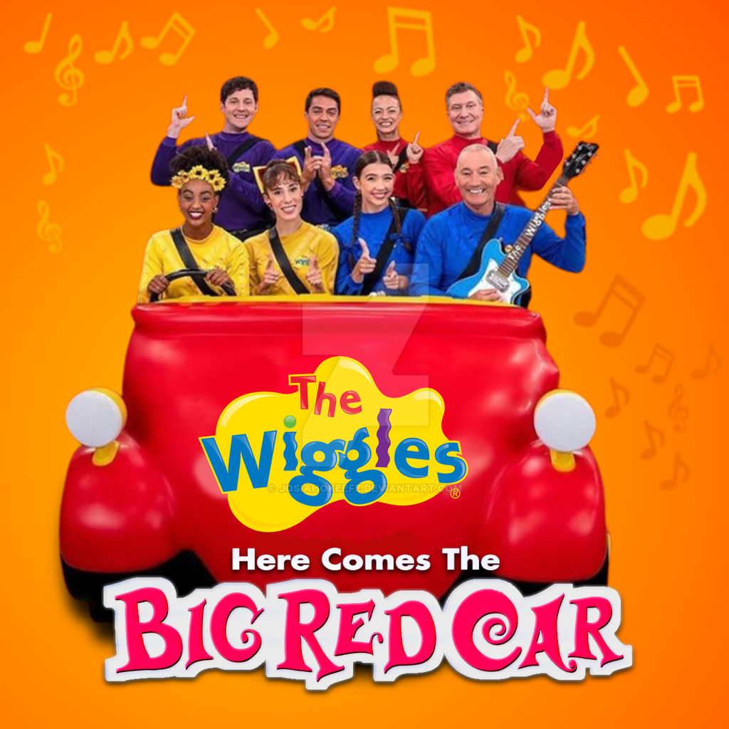Current Wiggles: Here Comes The Big Red Car Cover by josiahokeefe on ...