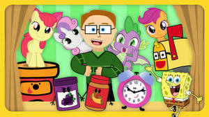 Spike, Joe and Friends at the Window