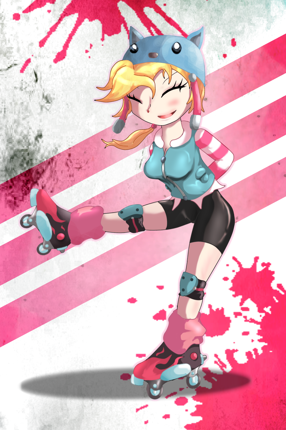 Cute Roller Girl