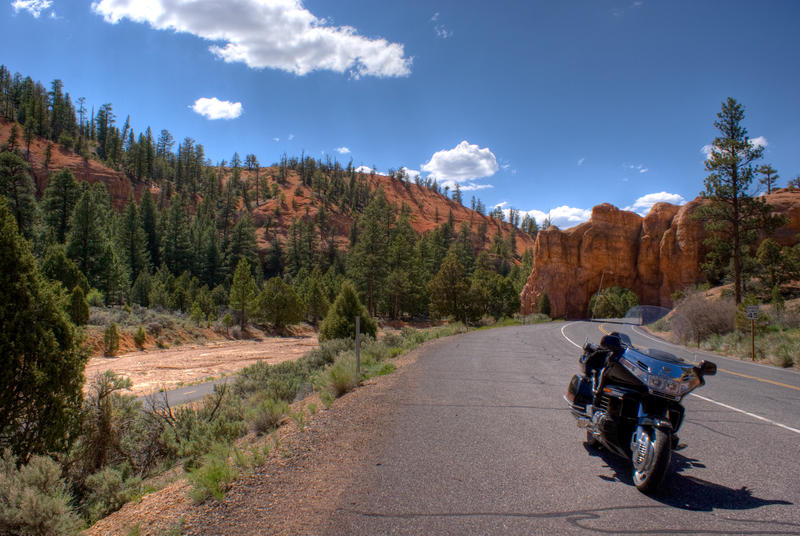 My Goldwing at Red Canyon