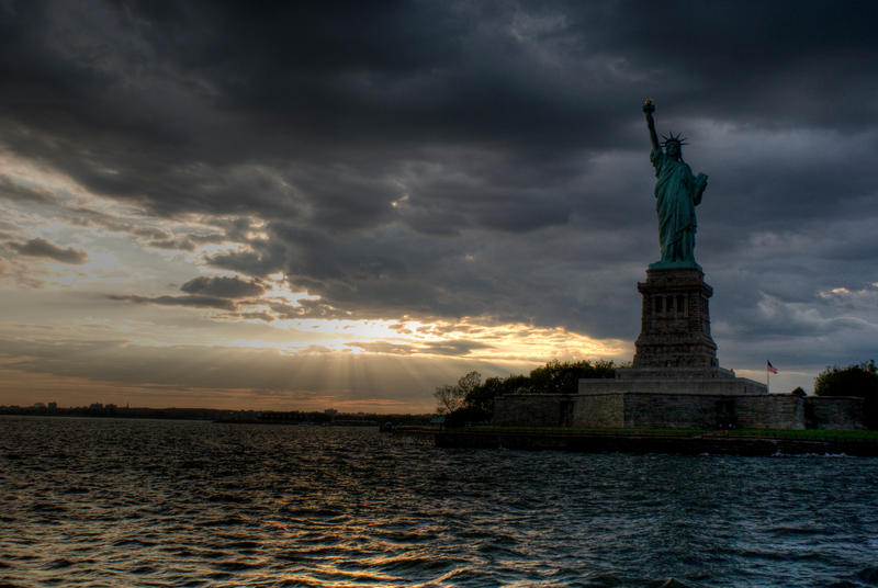 Statue of Liberty at Dusk