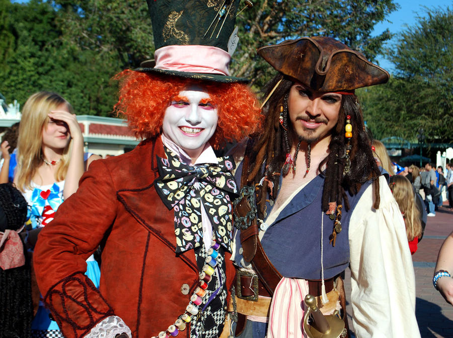 Hatter and Jack Sparrow