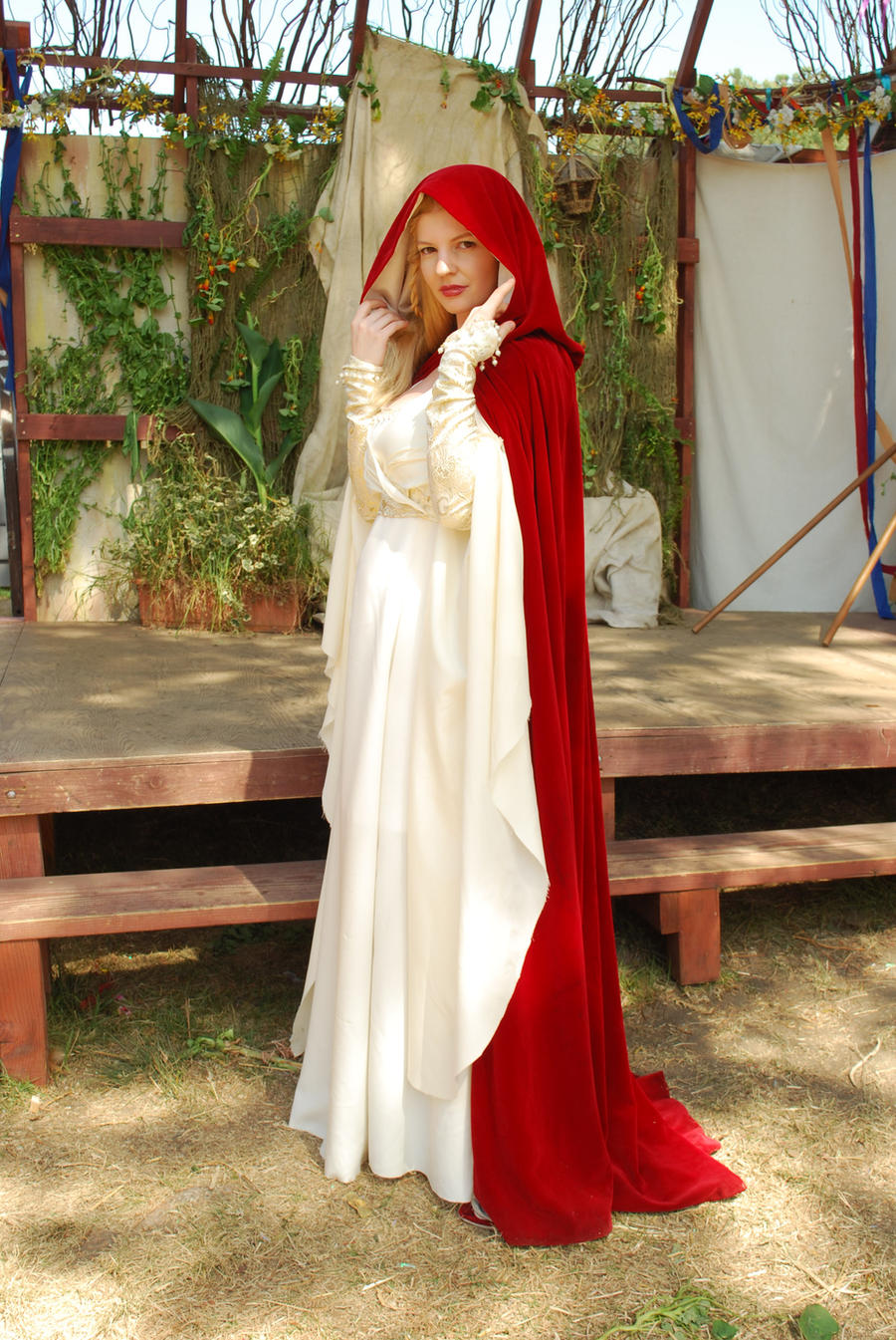 Medieval Gown and Cloak