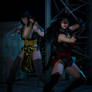 Shadow Falcon and Night Lotus : Stormy Kunoichi