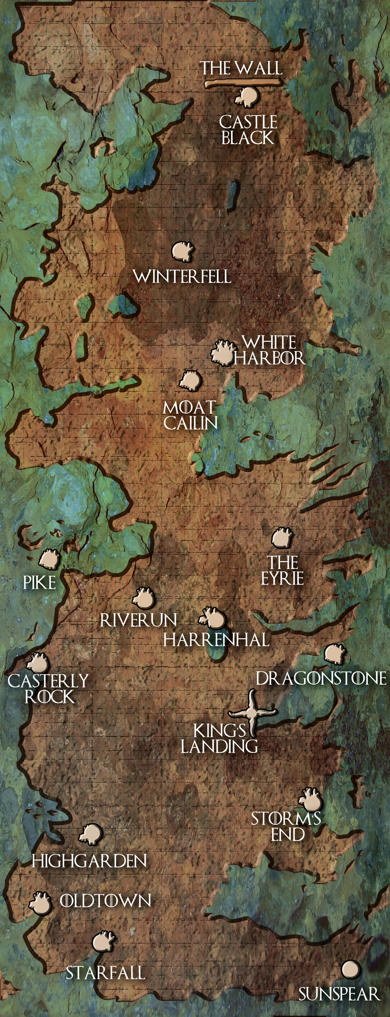 Map Fo Westerios Rocks Rest Game of Thrones - Westeros Rock Map by mapmakermedici on DeviantArt