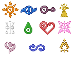 Digimon Crests / Emblemas Digimon by Bluespeon on DeviantArt