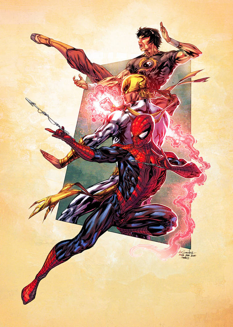 Spider-man Trio by SpiderGuile by RyanLord