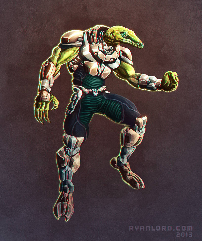 Commanding Lizard Lizard Soldier by RyanLord on DeviantArt