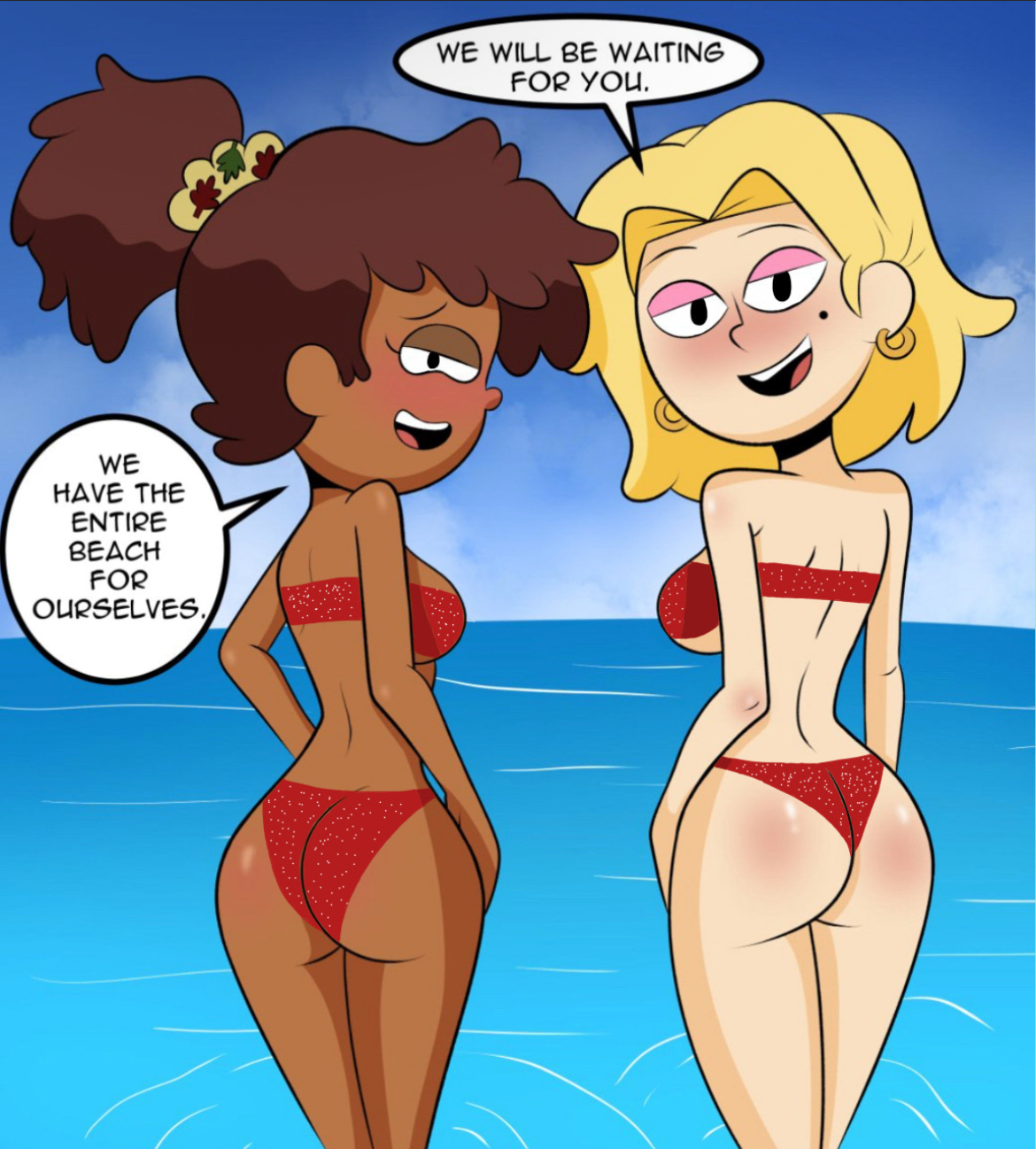 Anne and Sasha swimsuit edit 38