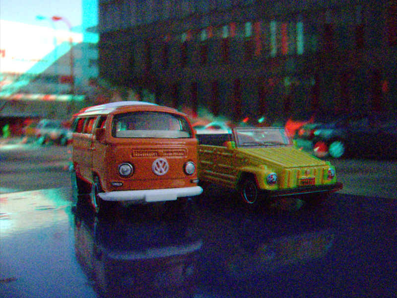 Matchbox VW Thing + Bus 3D 02