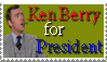 Ken Berry President Stamp