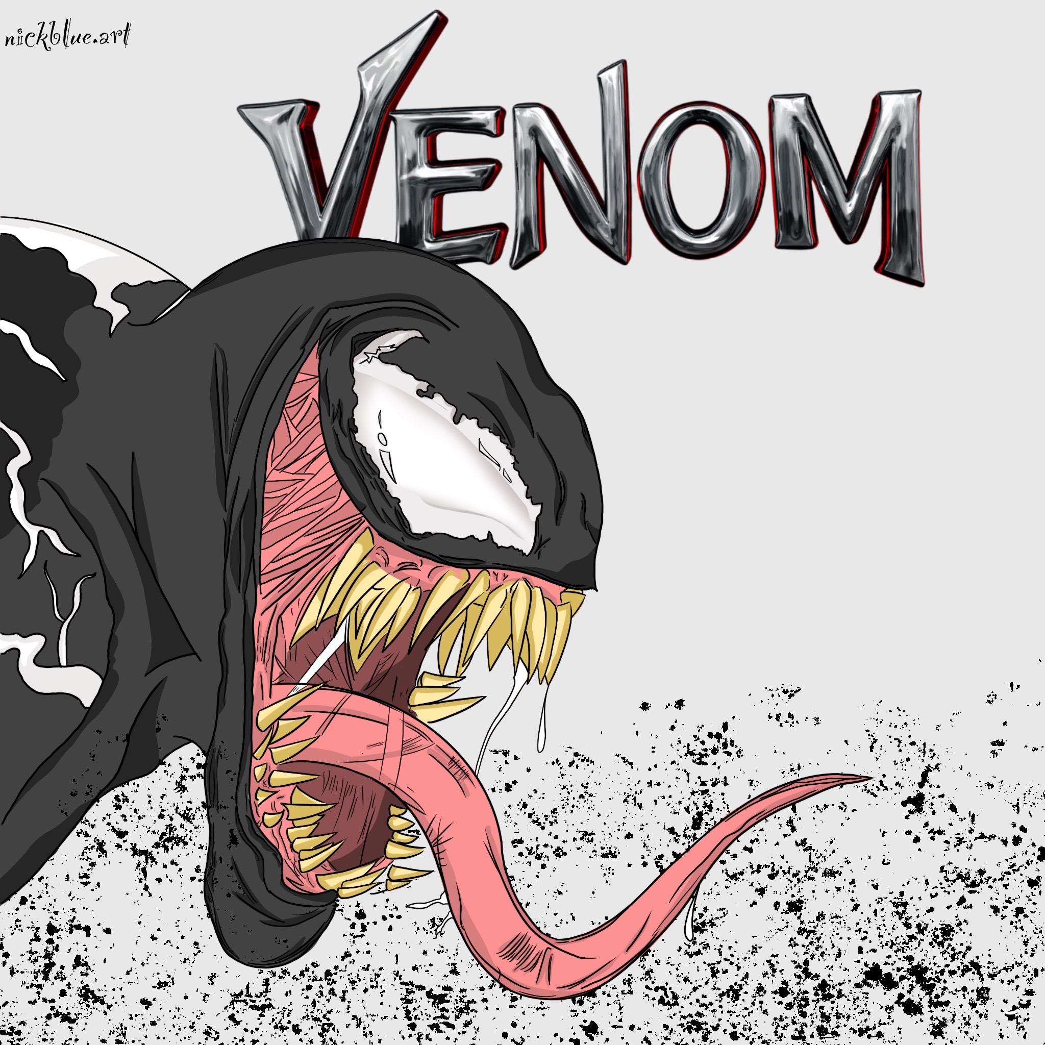 Venom Fan Art By Nickblueart On DeviantArt venom-fan-art-by-nickblueart-on-deviantart