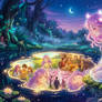 Storybook Grove: Fairy Maiden in Glowing Forest