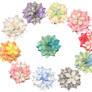 Kusudama Flower Ball Collage