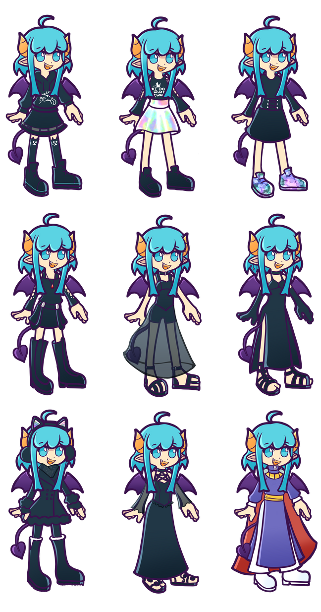 Star Inrl All Alt Skins based on my inrl clothes by AquaticStarDemon on DeviantArt