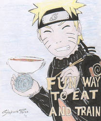 Naruto eats + train