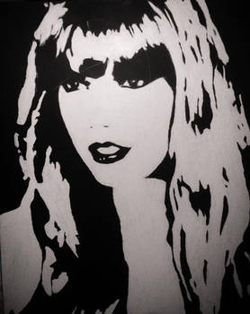 Taylor Swift Scratchboard