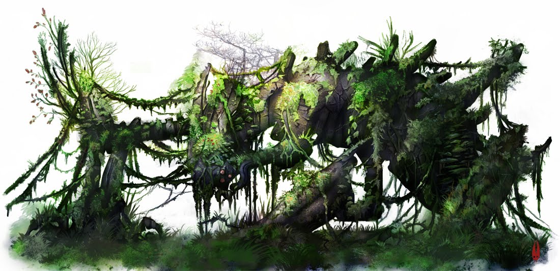 Overgrown mech