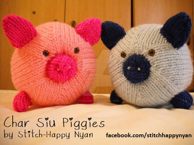 Char Siu Piggies in Love!