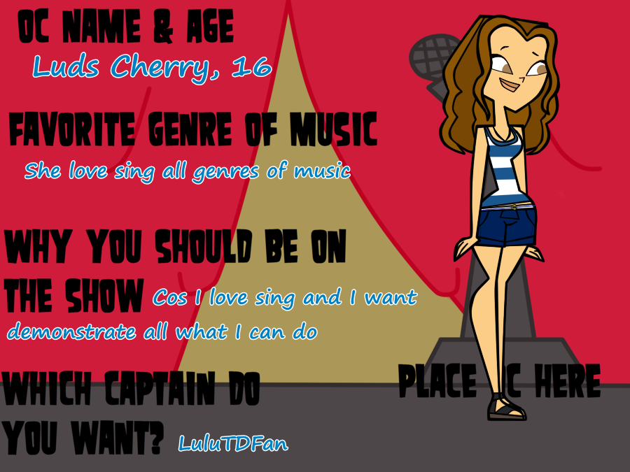 Total Drama the Voice Luds Application