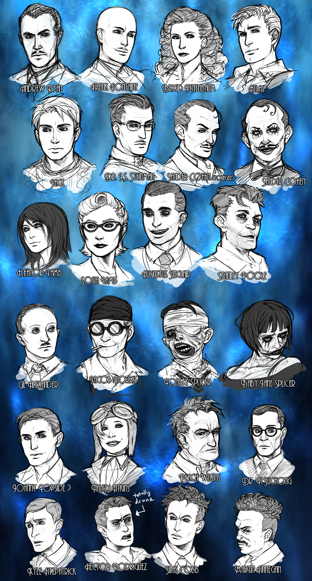 Bioshock characters by Lily-pily on DeviantArt