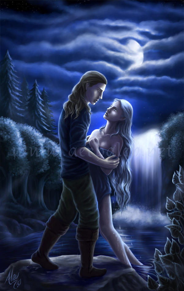 Painted in Silver Moonlight by Aerhalev