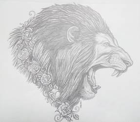Lion Head Tatoo 1
