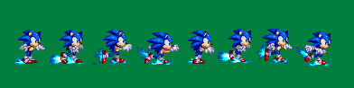 Sonic run like shadow sprites modgen by LUCKYYSthecrator on DeviantArt