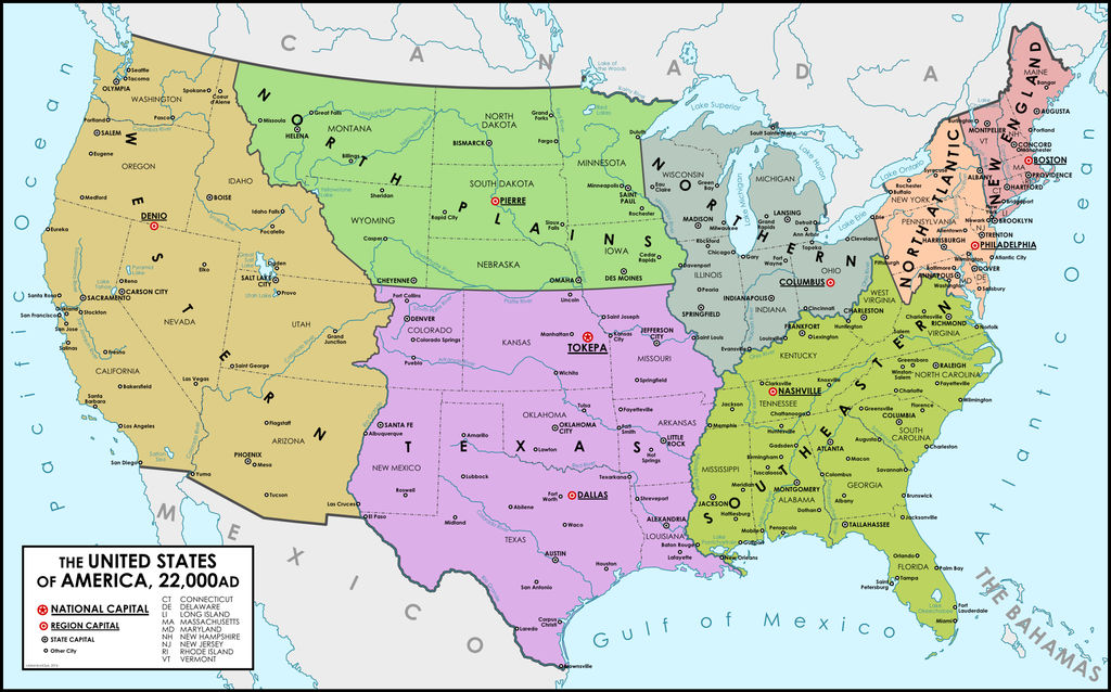 The United States, 22,000 A.D. by MviluUatusun on DeviantArt