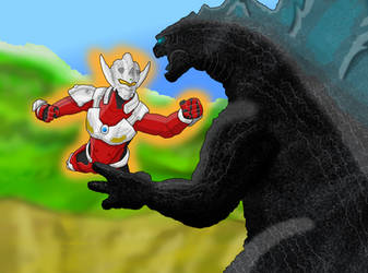 Godzilla Vs Ultraman Taro