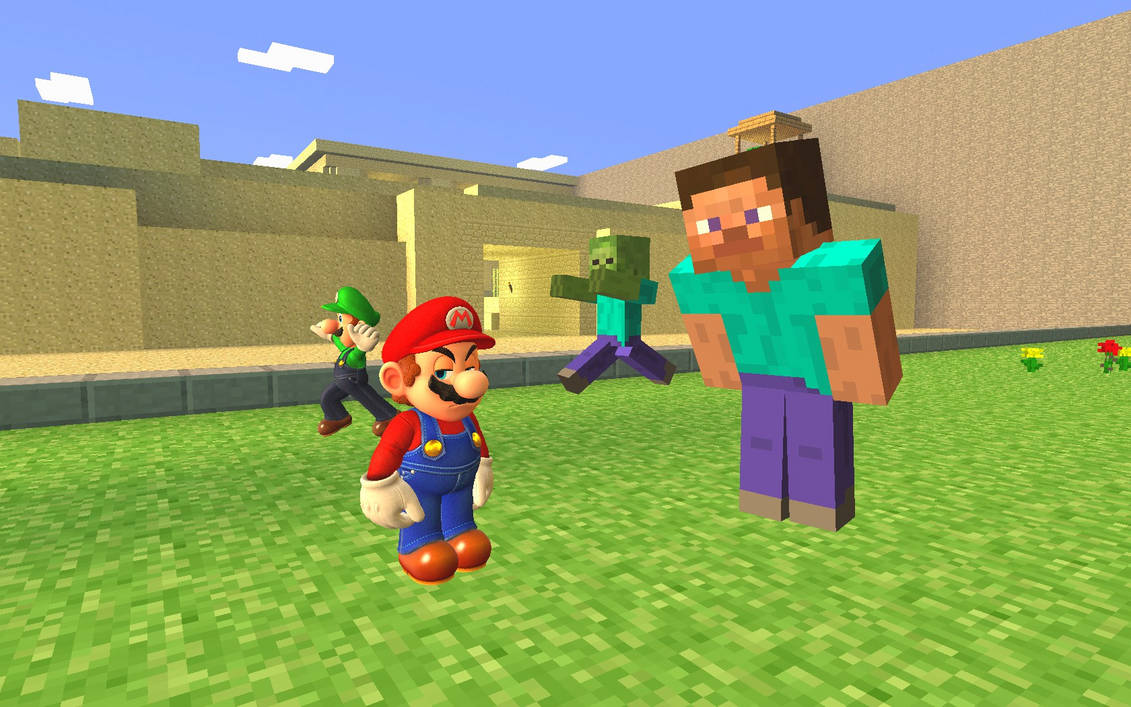 Steve Rocks The Block by ManSantos on DeviantArt