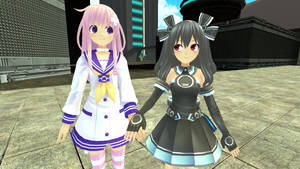 Nepgear And Uni Date Walk