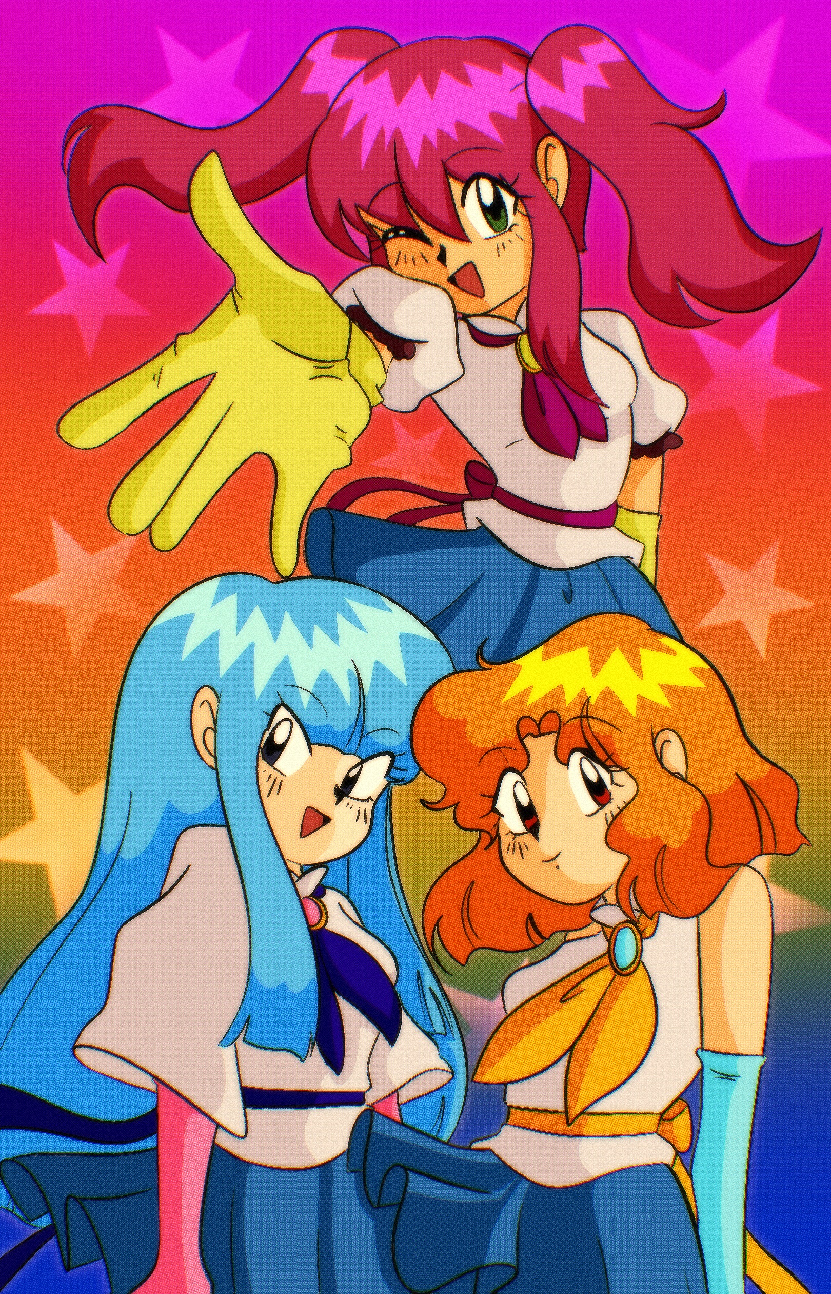 Deviantart Promotion battleground sakura late 90s promo art thing by MettaRouge on DeviantArt
