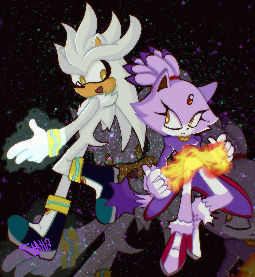 Deviantart T Silver silver and blaze by MettaRouge on DeviantArt