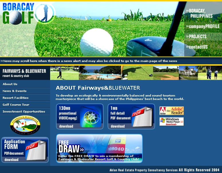 Website : Boracay Golf