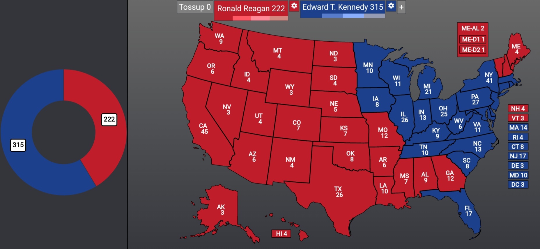 1980 Presidential Election Map 1980 presidential election map