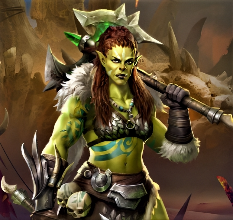 Cal Orc Female Orc Warrior by AlbertW25 on DeviantArt