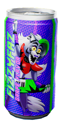 Fizzy Faz Soda (Grape) (Roxanne Wolf) by AlbertW25 on DeviantArt