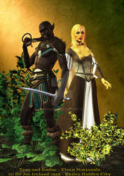 Racial examples: Troq warrior and Endae Diplomat