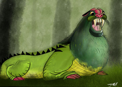 Bunyip Animation The Bunyip by cagedcreature on DeviantArt